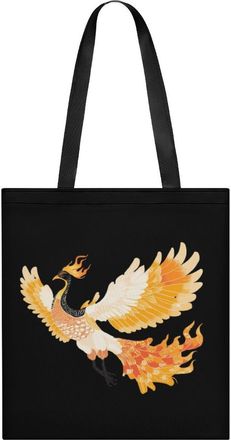 Generic Cute Phoenixs Womens Tote Casual Shopping Bag Lightweight Shoulder Bags Hobos Handbag for Work Travel Daily 35x40cm