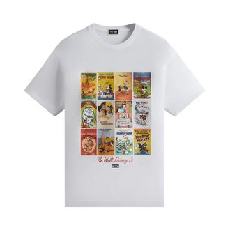 Kith x Disney Mickey & Friends Poster Vintage T-Shirt White KHM031736-101