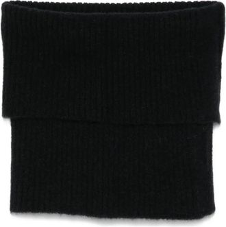 Rick Owens Sciarpa a coste - Nero