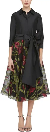 Theia Azura Midi Dress