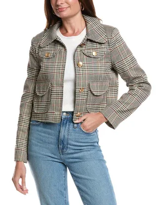 Avec Les Filles Plaid Jacket