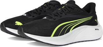 Puma Electrify Nitro 4 Running Shoes Mens Running Shoes Puma Black/Yellow Alert/Feather Gray : 10.5 D - Medium, Synthetic