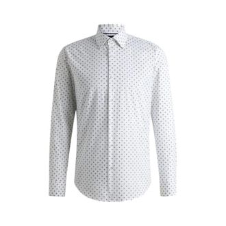 HUGO BOSS Overhemden > Nette Overhemden - Heren - Zakelijke Overhemden - Wit - L - Overhemden