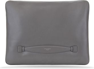 Dolce & Gabbana Heren Leren Handtas Rits - Heren - Clutches - Grijs - ONE Size - Leer - Tassen