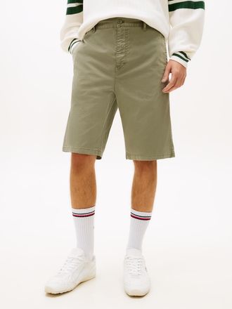Tommy Jeans Chinoshorts TOMMY JEANS TJM OTIS COTTON CHINO, Herren, Gr. 30, N-Gr, utility sage, Web, Obermaterial: 96% Baumwolle, 4% Elasthan, unifarben, regular f