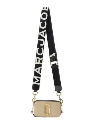 Marc Jacobs Womens Shoulder Bag The Snapshot Brown Leather