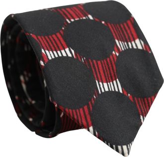 Dolce & Gabbana Geometrische Verstelbare Strikdas - Heren - Stropdassen - Veelkleurig - ONE Size - Katoen - Accessoires