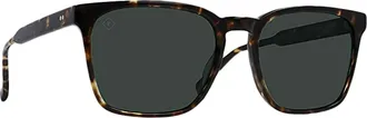 Raen Optics Mens Pierce S397 Polarized Squared Sunglasses In Brindle Tortoise Green