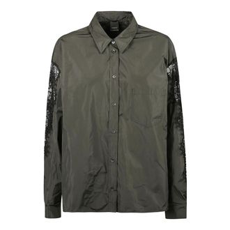 Pinko Pinko, Overhemden, Dames, Groen, XS, Polyester, Carmita Shirt