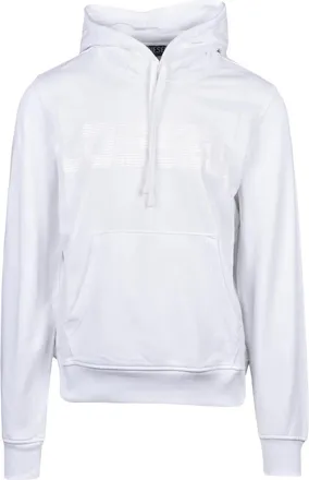 Diesel White Cotton Minimalist Hoodie