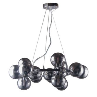 Netlighting Marbelio Modern 15 Light Globe Pendant Ceiling Light G9 in Grey