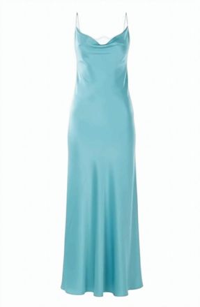 Pinko Farro Satin Open Back Dress