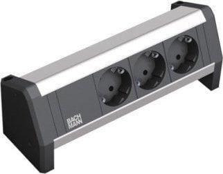 Bachmann Desk 1 Regleta De Escritorio Aluminio Negro 27 Cm