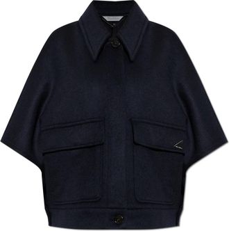 Max Mara Dream Cashmere Poncho - Dames - Cashmere truien - Blauw - S - Kasjmier - Truien & Vesten
