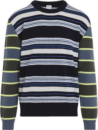 Paul Smith Truien & Vesten, Heren, Blauw, M, Round-neck Truien