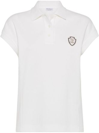 Brunello Cucinelli Logo Cotton Polo Shirt