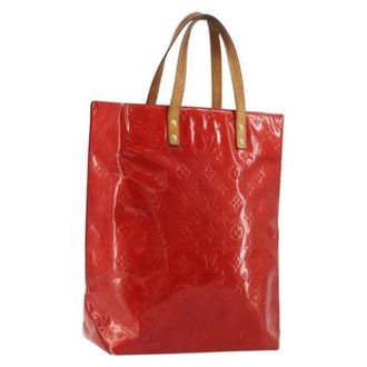 Louis Vuitton Pre-owned Tote Bags, female, Red, Size: ONE SIZE Pre-owned Vintage Patent Leather Tote Bag
