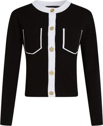 Karl Lagerfeld A3W18029101 Cardigan - Dames - Vesten - Zwart - XS - Truien & Vesten