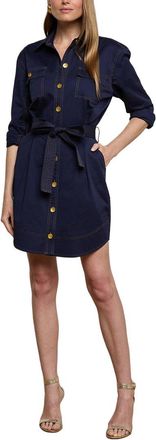 L'agence LAgence Velma Belted Shirt Dress
