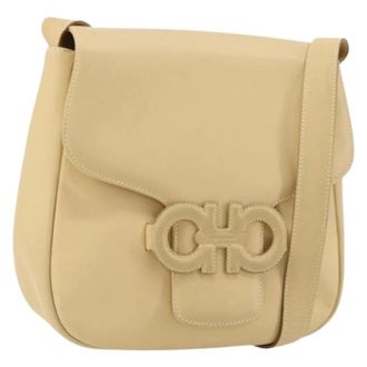 Ferragamo Pre-owned Cross Body Bags, female, Beige, Size: ONE SIZE Pre-owned Shoulder Bag