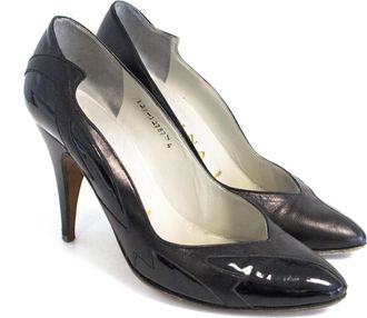 Gina black court shoes Size 37