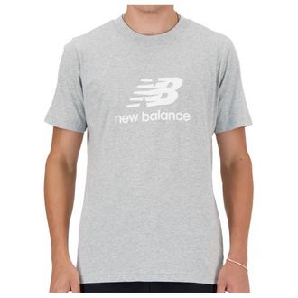 New Balance Sport Essentials Logo T-Shirt T-Shirt f&uuml;r Herren | grau