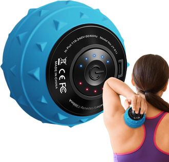 OEM 2-delige Elektrische Massage Ballen - Masaje De Relajaci&oacute;n Y Masaje Manual Aparato El&eacute;ctrico Compacto Para Rug, Schouder, Heup Y Bilj (blauw)