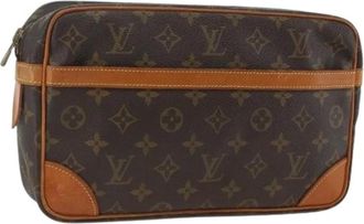 Louis Vuitton Pre-owned Clutches, female, Brown, Size: ONE SIZE Pre-owned Vintage Monogram Clutch