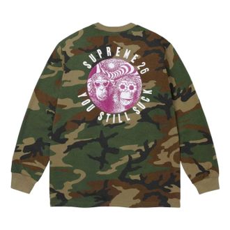 SUPREME FW26 You Still Sk L/S T-Shirt Woodland Camo SUP-FW26-006-WCMO
