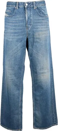 Diesel Jeans, Heren, Blauw, W34, Katoen, 2001 D-Macro 09J79