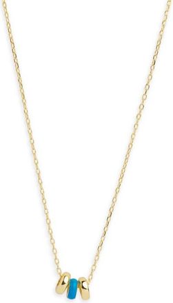 Argento Vivo Bead Charm Necklace in Gold at Nordstrom