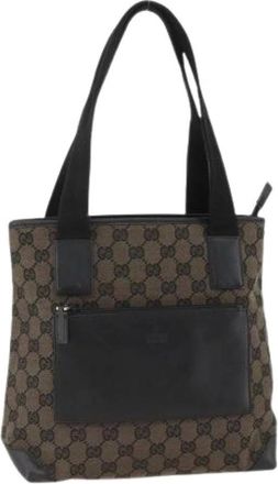 Gucci Pre-owned Tote Bags, female, Brown, Size: ONE SIZE Pre-owned Vintage Tote Bag