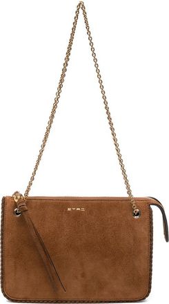 Etro Logo-detail Letaher Shoulder Bag