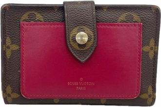 Louis Vuitton Brown Fuchsia Wallet (Bi-Fold) (Pre-Owned)