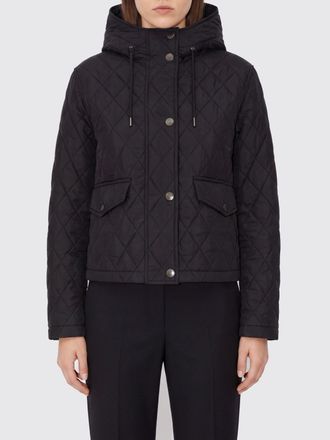Burberry Giubbotto trapuntato in nylon con cappuccio e interni check