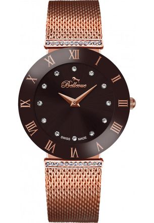 Bellevue Womens F-103 Ladies Watch - Rose Gold - One Size