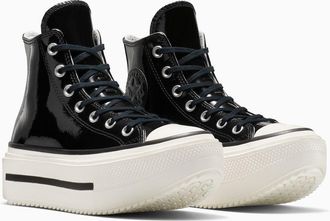 Converse Sneakers Lift Double Stack Patent