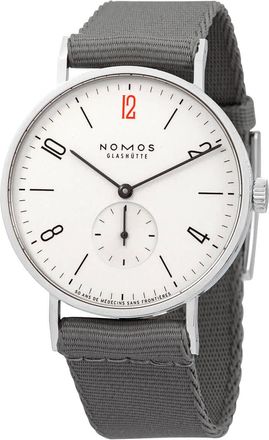 NOMOS Glash&uuml;tte Tangente Hand Wind White Dial Mens Watch 165.S50