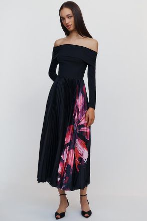 Hutch Agnes Off Shoulder Maxi Dress