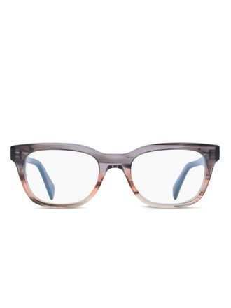 Paul Smith Meade rectangle-frame glasses - Brown