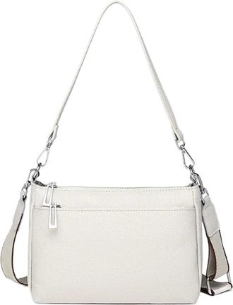 Generic Compatible For Women Shoulder Crossbody Bag Large Female Handbag Purses Ladies Tote(Beige)