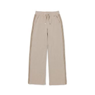 Freddy Pantaloni donna wide leg in modal con inserti in tricot