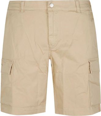 Woolrich Cotton Twill Cargo Short GD - Heren - Korte Broeken - Bruin - L - Katoen - Korte Broeken