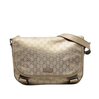 Gucci Pre-owned Cross Body Bags, female, Yellow, Size: ONE SIZE Pre-owned Vintage Crossbody Bag