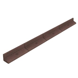 MonsterShop Flexible Lawn Edging 36 x 1.2m With Mallet - Brown | Size: 120 cm