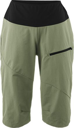 Gonso Fahrradhose GONSO Trail Shorts W, Damen, Gr. 36, Normalgr&ouml;ssen, gr&uuml;n (schilfgr&uuml;n), 93% Polyamid, 7% Elasthan, Hosen Fahrradhose, Strapazierf&auml;hig und F