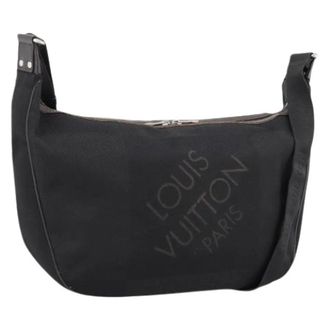 Louis Vuitton Pre-owned Vintage Canvas Shoulder Bag - Dames - Pre-owned - Zwart - Maat: ONE Size Leer