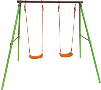 Habitat et Jardin Habitat Et Jardin - Parque Infantil De Acero Polo - 2 Soportes - 1.95m