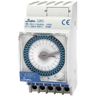 Orbis Interruptor Horario Orbis Supra Qrd Con Cavidad De 2,5 M&oacute;dulos Ob290232n