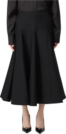 Valentino Dames, Rokken, Zwart, Maat: XS Wol